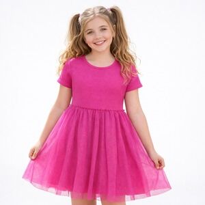 Wonder Nation Mystic Pink Tulle Dress Large (10-12) New NWT